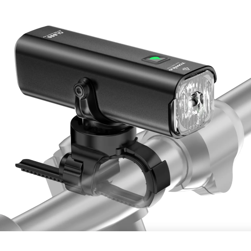 Cyklistické světlo TOWILD CL600 LED USB dobíjecí 2000mAh vysoká svítivost vodotěsný design pro bezpečnou jízdu