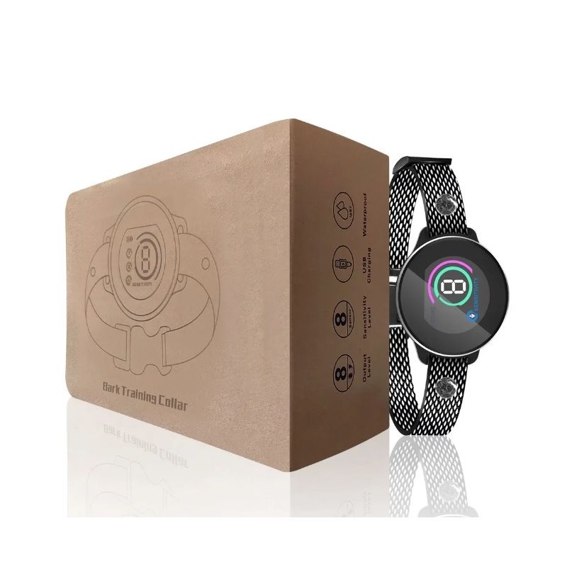 Smart automatický obojek proti štěkání pro psy – dobíjecí, inteligentní rozpoznání štěkotu, humánní řešení pro klidný domov