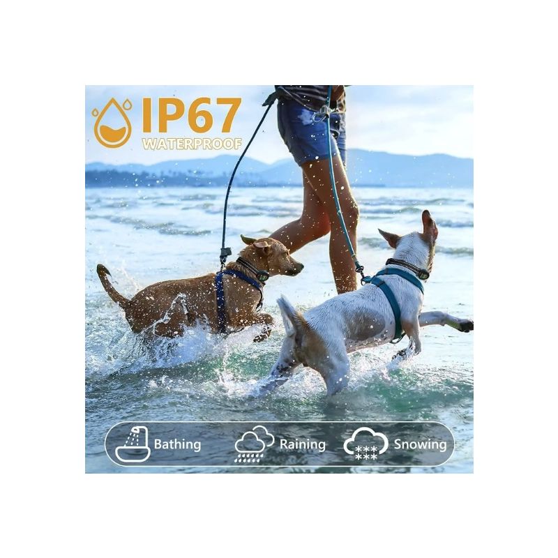 Smart automatický obojek proti štěkání pro psy – dobíjecí, inteligentní rozpoznání štěkotu, humánní řešení pro klidný domov