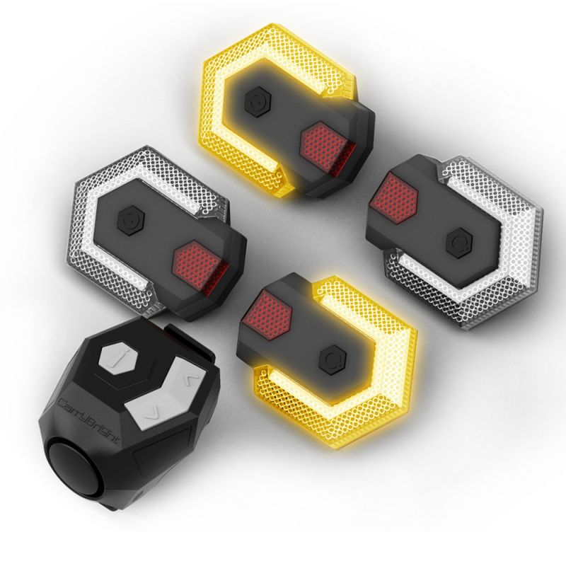 CarryBright CBX4 Smerovka na kolo s Klaksonem a LED směrovkami Vodotěsné Bezdrátové ovládání USB Nabíjení