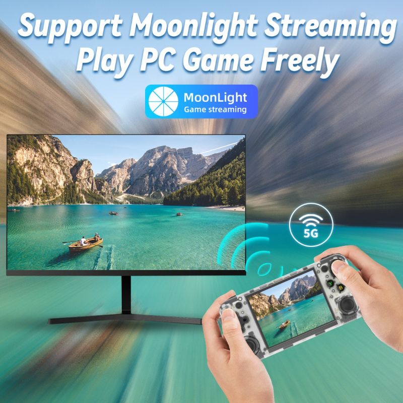 ANBERNIC RG35XX H Kapesní Herní Konzole Linux H700: 5000 Retro Her, IPS Displej, WIFI, Přenosná Zábava!