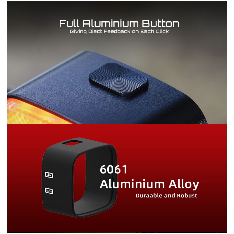 Enfitnix Cubelite III Ultra Jasné Chytré Zadní Světlo na Kolo USB Dobíjecí 30 Lumenů pro Bezpečnost a Viditelnost Cyklistů