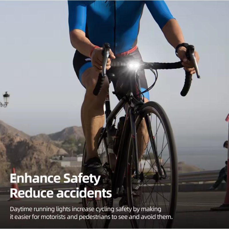 CYCLAMI CY200 Chytré zadní světlo na kolo s brzdovými senzory | IPX6 Vodotěsné LED světlo pro bezpečnou noční jízdu a dojíždění | Vysoká viditelnost a cyklistická bezpečnost