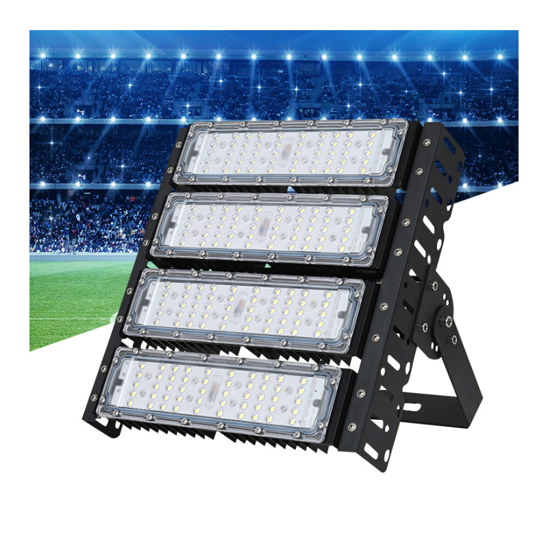 Spolehlivé LED modul tunelové svítidlo 200W IP65. Vodotěsné svítidlo pro venkovní osvětlení stadionu.