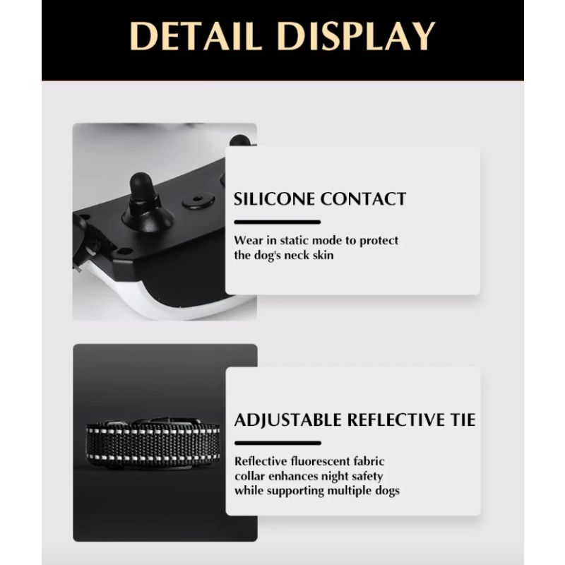 Chytrý 2v1 Bezdrátový ohradník pro psy a Vzdálený výcvikový obojek – Zabezpečení & Výcvik štěňat