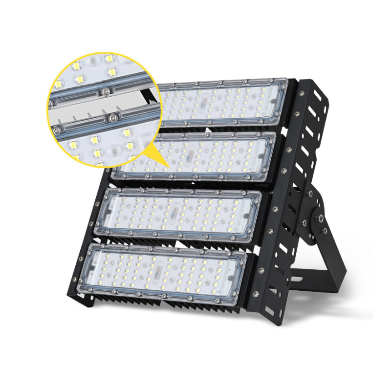 Spolehlivé LED modul tunelové svítidlo 200W IP65. Vodotěsné svítidlo pro venkovní osvětlení stadionu.