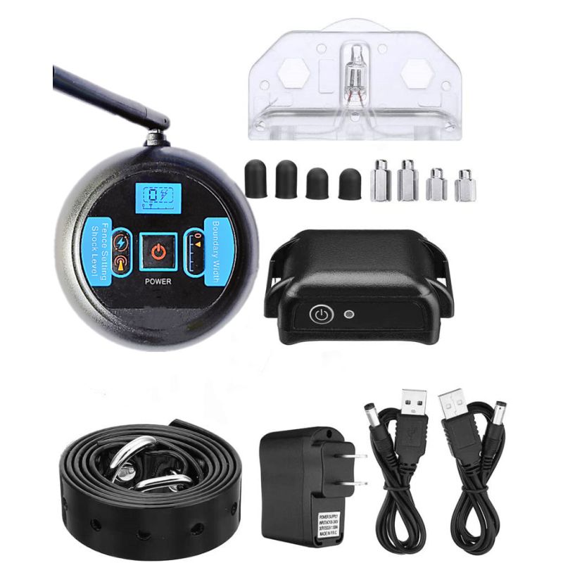 Bezdrátový Elektrický Ohradník & Dobíjecí Výcvikový Obojek pro psy. Voděodolný, snadné nastavení, bezpečné hranice!