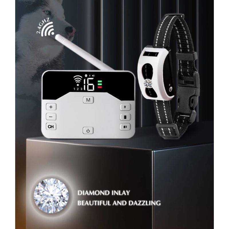 Chytrý 2v1 Bezdrátový ohradník pro psy a Vzdálený výcvikový obojek – Zabezpečení & Výcvik štěňat