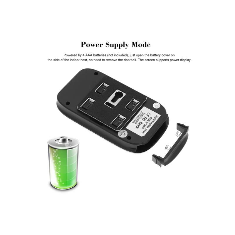 Digitální dveřní kukátko kamera se zvonkem – 2,8