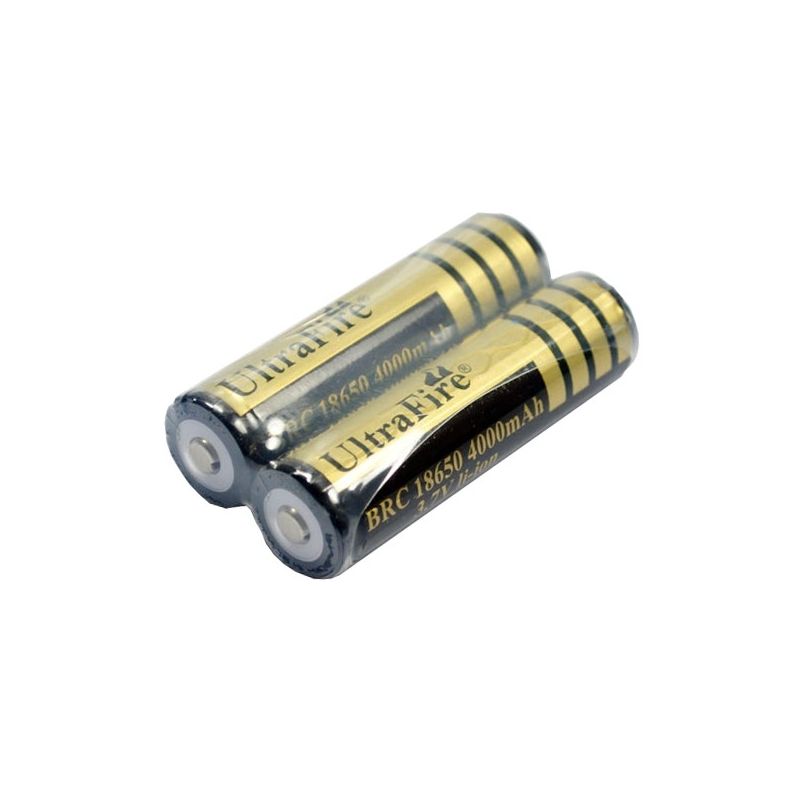 Ultrafire chráněná BRC 4000mAh 3.7V 18650 baterie vysoká kapacita dobíjecí ekologická nízká cena spolehlivá
