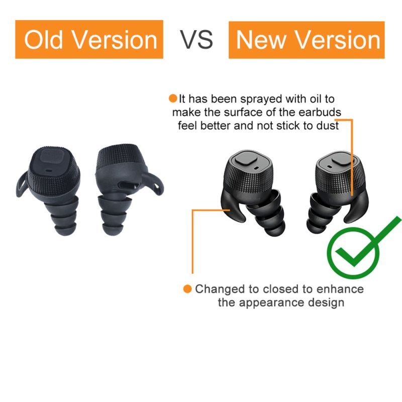 EARMOR M20 Taktická Elektronická Sluchátka s Pokročilým Potlačením Hluku pro Vymáhání Zákona – Ochrana Sluchu Vysoký Hluk