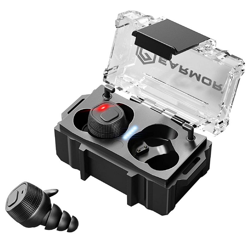 EARMOR M20 Taktická Elektronická Sluchátka s Pokročilým Potlačením Hluku pro Vymáhání Zákona – Ochrana Sluchu Vysoký Hluk