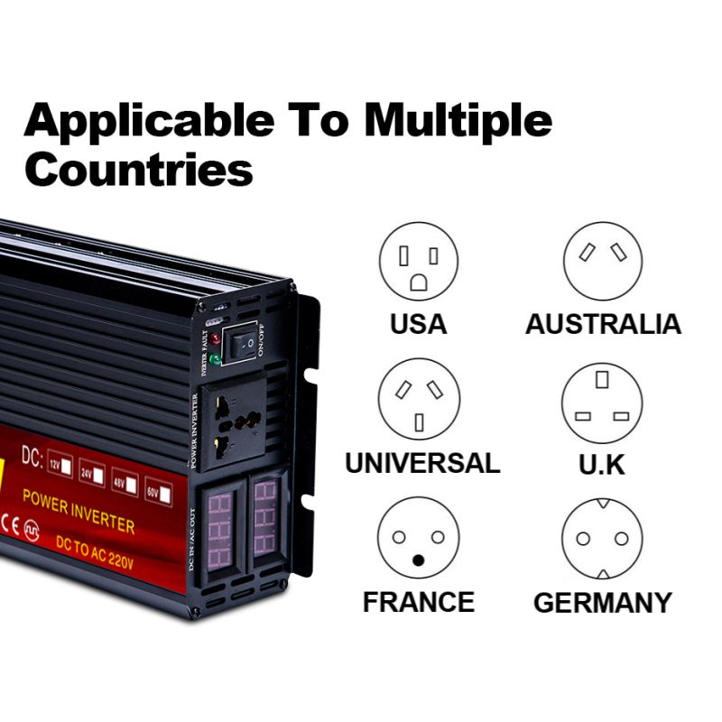 EASUN Čistá Sinusová Vlna Měnič Napětí 2000-5000W pro Domov a Citlivou Elektroniku