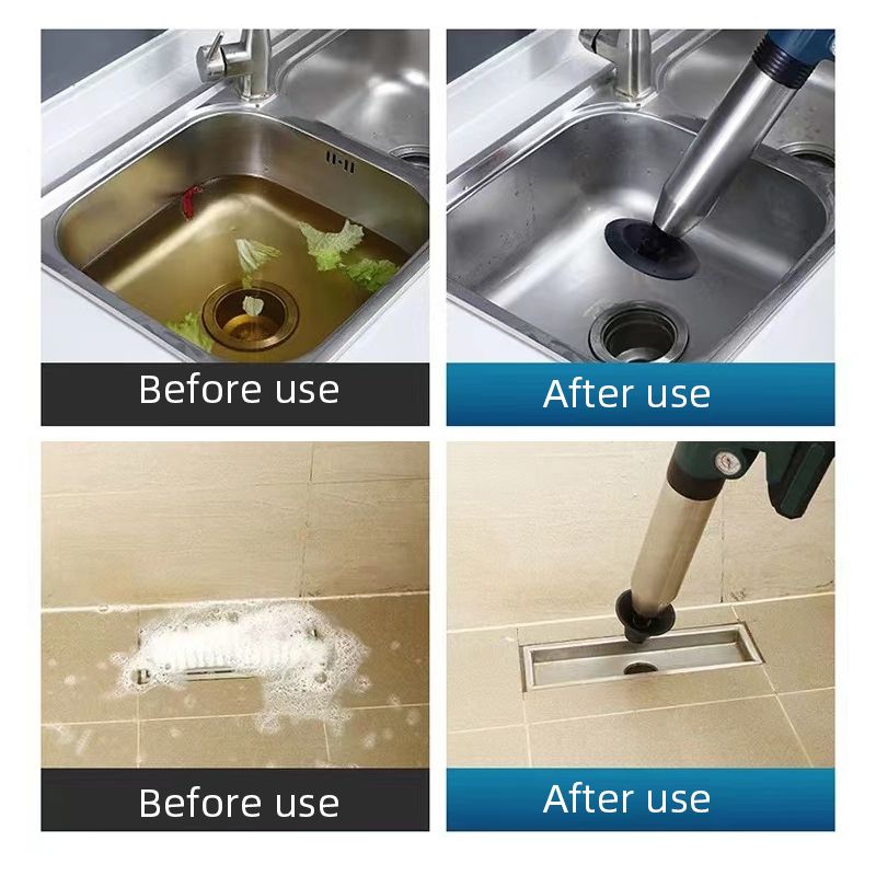 Pipe Unblocker Elektrické Nářadí na Kanalizace – Profesionální Čistič Odpadů z Nerezové Oceli & TPE!