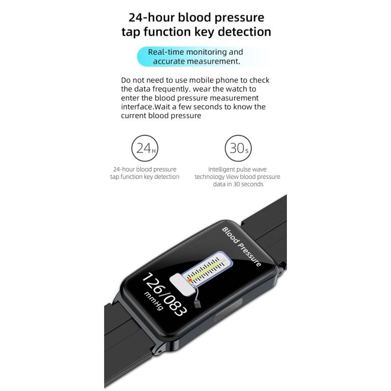 EP01 Chytré Hodinky krevní glukóza, cukr, EKG, HRV, HD 1,47