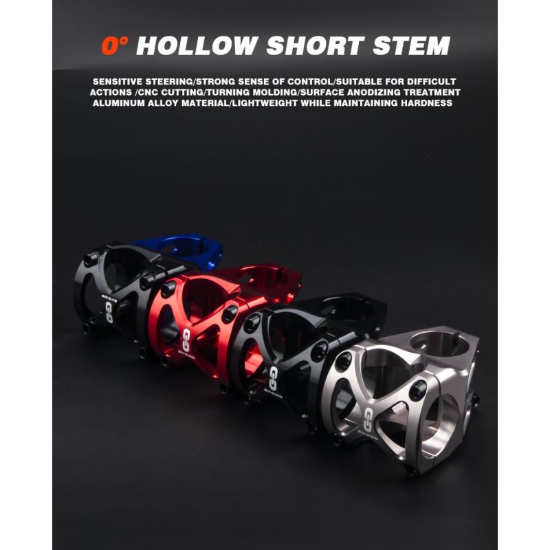 EVOSID Nastavitelný MTB Představec 31,6mm, Lehký Hliník, Černý – Pro Větší Výkon a Komfort Kola