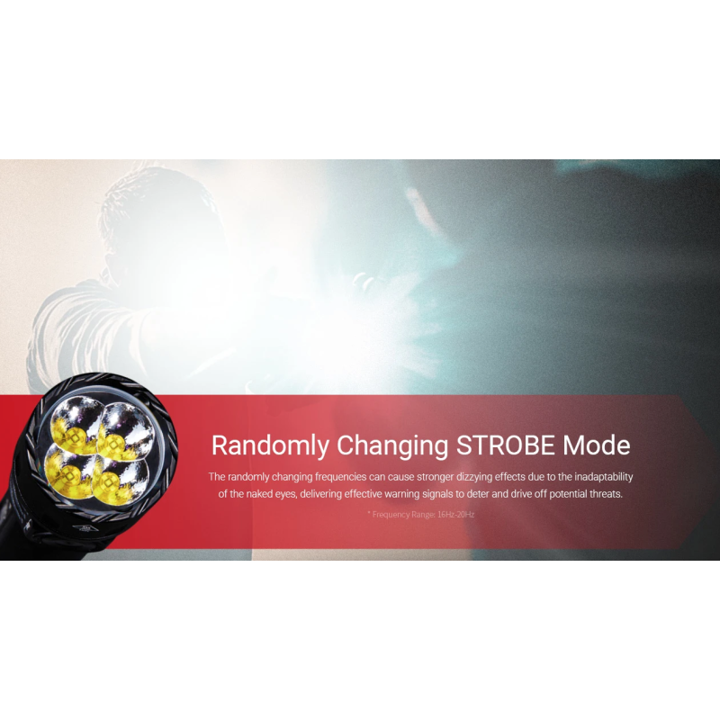 Nitecore EX7 6000lm USB-C dobíjecí LED svítilna | Výkonná pro outdoor, kempování a turistiku