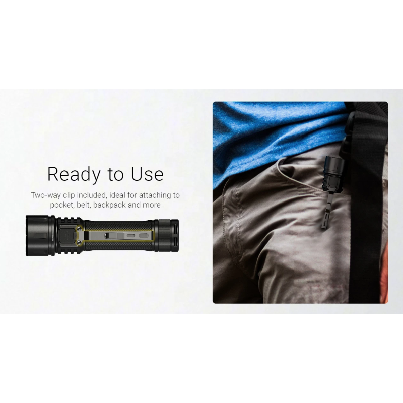 Nitecore EX7 6000lm USB-C dobíjecí LED svítilna | Výkonná pro outdoor, kempování a turistiku