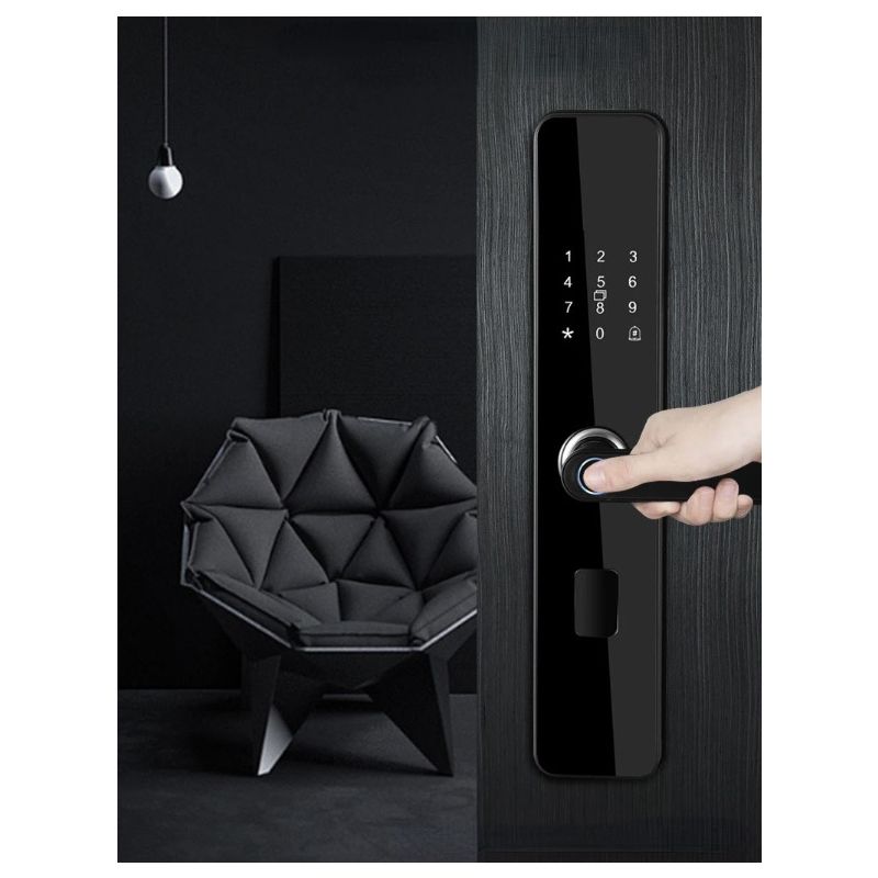 **Inteligentní Zámek Dveří - Biometrický Otisk Prstu & Bezklíčový Vstup pro Domácí Bezpečnost**