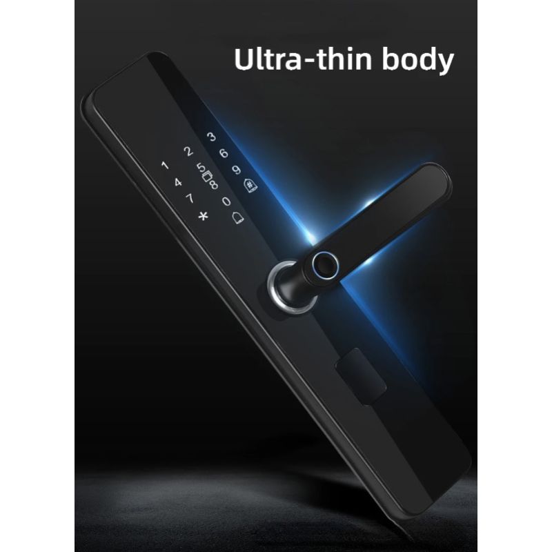 **Inteligentní Zámek Dveří - Biometrický Otisk Prstu & Bezklíčový Vstup pro Domácí Bezpečnost**