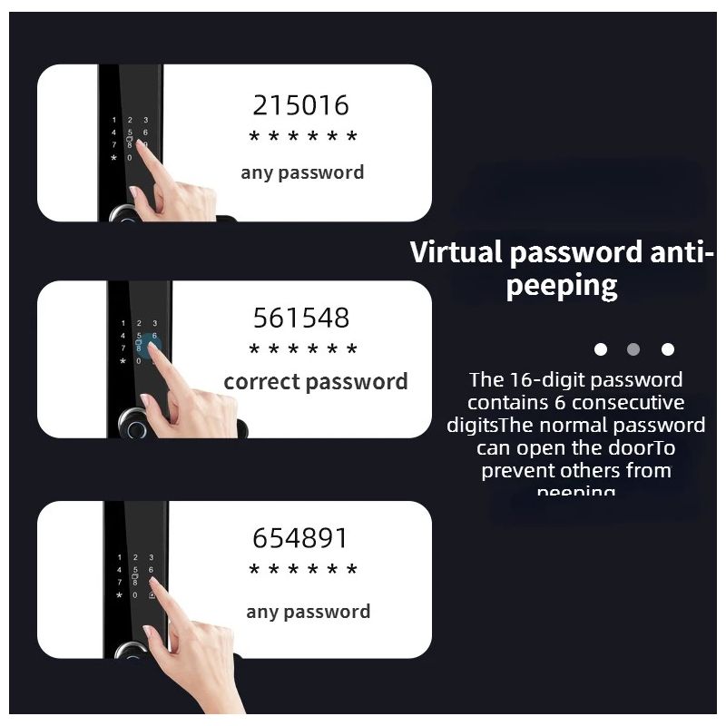 **Inteligentní Zámek Dveří - Biometrický Otisk Prstu & Bezklíčový Vstup pro Domácí Bezpečnost**