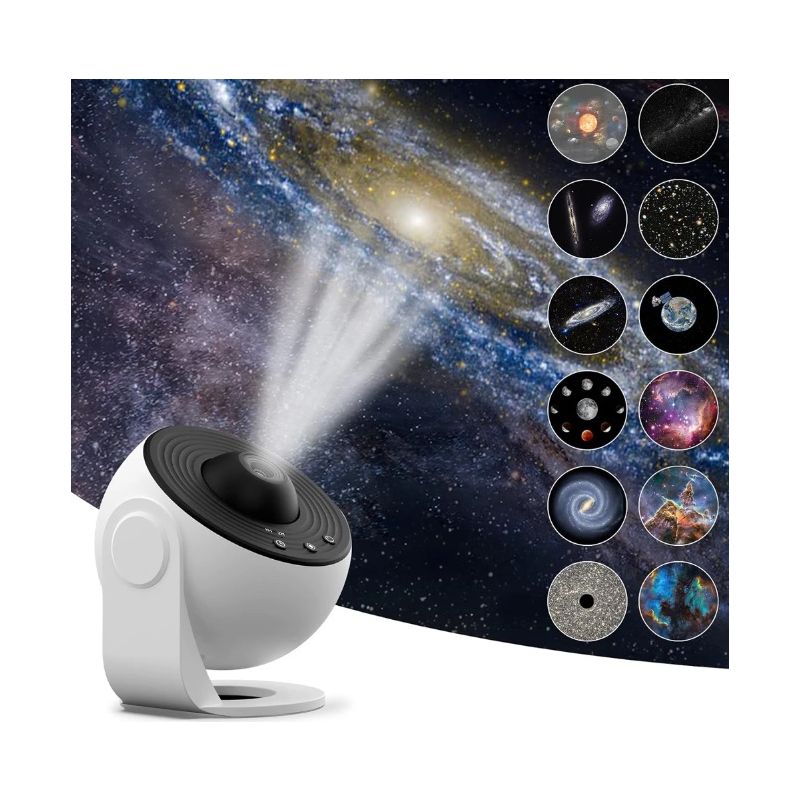 Noční světlo Galaxy Projector | 360° Otočná lampa | HD Projekce pro děti i dospělé | Magická atmosféra