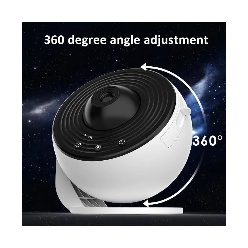 Noční světlo Galaxy Projector | 360° Otočná lampa | HD Projekce pro děti i dospělé | Magická atmosféra