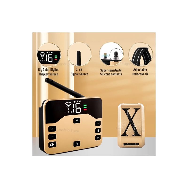 Bezdrátový elektronický plot a výcvikový obojek pro psy 2v1 | Bezpečí mazlíčků a trénink s nastavitelným dosahem