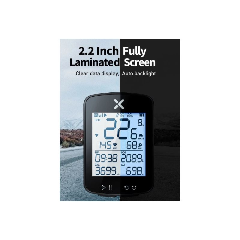 **XOSS G+ G2 GPS Cyklistický Počítač: Bezdrátový Rychloměr a Sledování Kondice pro Datově Řízenou Cyklistiku.**