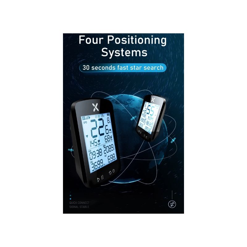 **XOSS G+ G2 GPS Cyklistický Počítač: Bezdrátový Rychloměr a Sledování Kondice pro Datově Řízenou Cyklistiku.**