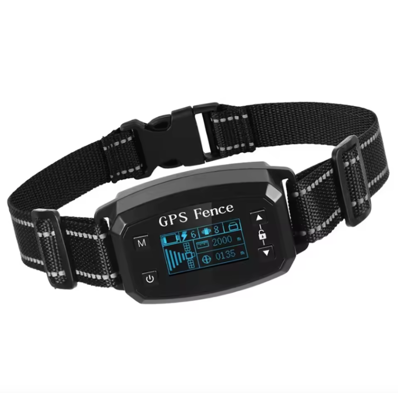 Bezdrátový systém GPS pro psy s OLED obrazovkou Elektrické chytré zařízení na zastavení štěkání