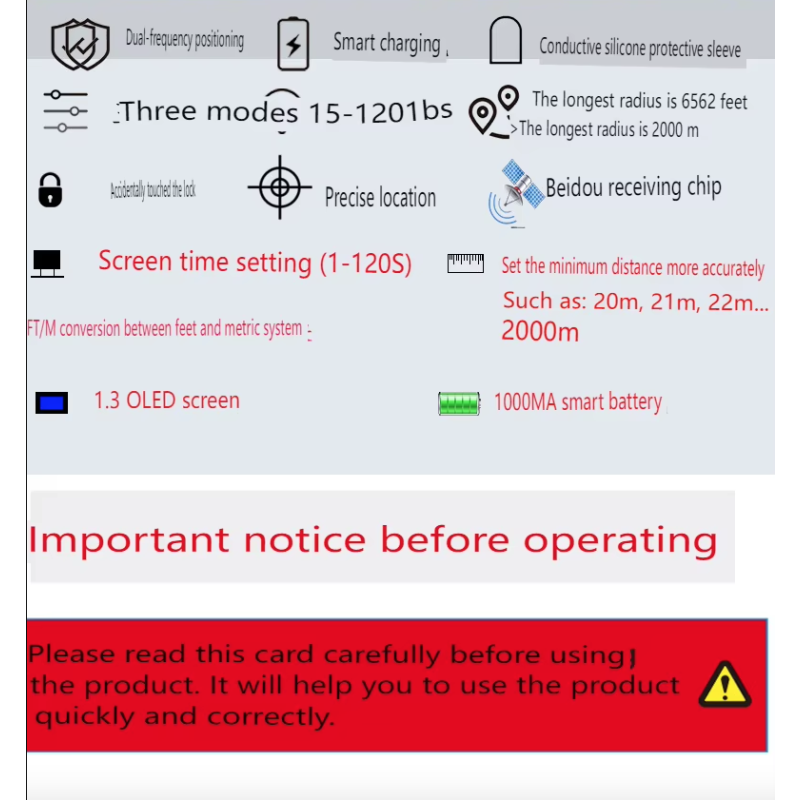 Chytrý GPS Obojek pro psy s OLED Obrazovkou – Bezdrátový Systém a Zastavení Štěkání pro Bezpečnost Mazlíčků!