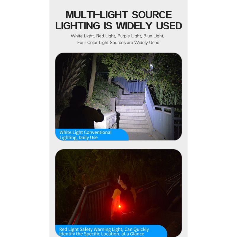 GT13 TIKI USB-nabíjecí Mini Keychain Light 1000 lumenů – Kompaktní EDC dobrodružná výbava a městský průzkum