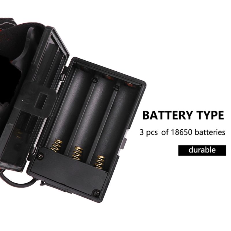 Nejvýkonnější LED čelovka 8000 lumenů USB nabíjecí voděodolná svítilna pro rybaření s nastavitelnými režimy