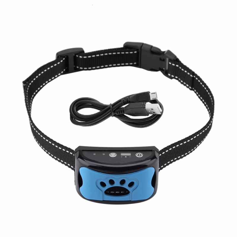 USB nabíjecí ultrazvukový výcvikový obojek pro humanitární řízení štěkání domácích mazlíčků lehký a efektivní