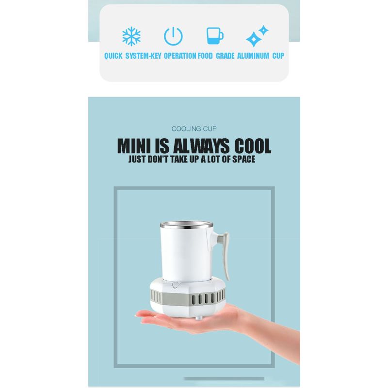 Přenosná elektrická lednice | Rychlé chlazení nápojů | Chladicí konvice pro letní párty a piknik!