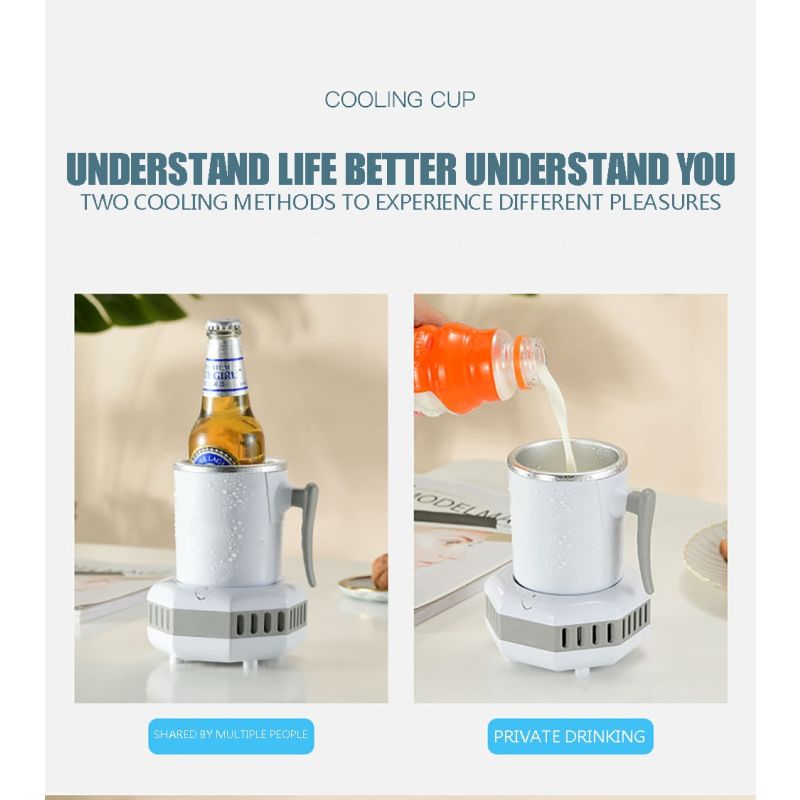 Přenosná elektrická lednice | Rychlé chlazení nápojů | Chladicí konvice pro letní párty a piknik!