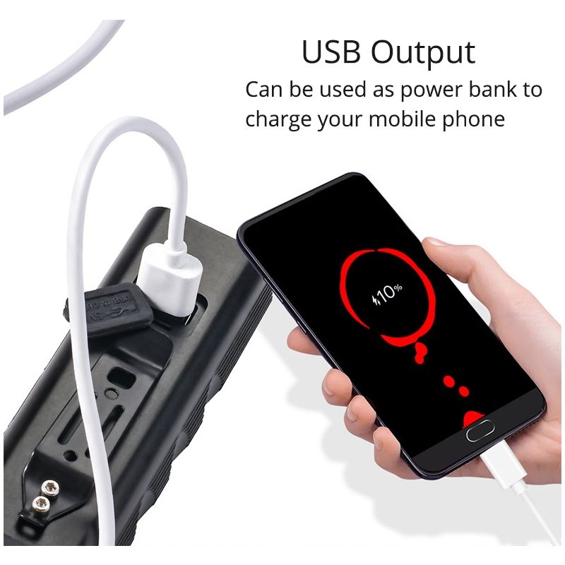 TK5 přední světla 5000 lumenů USB dobíjecí cyklistický světlomet – Super jasné pro noční jízdu a bezpečnost!