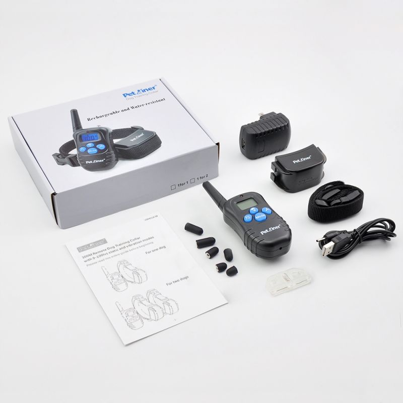 Petrainer 998D Dálkový Vodotěsný Výcvikový Obojek pro psy s LCD, 300M Dosah, Nový Stav
