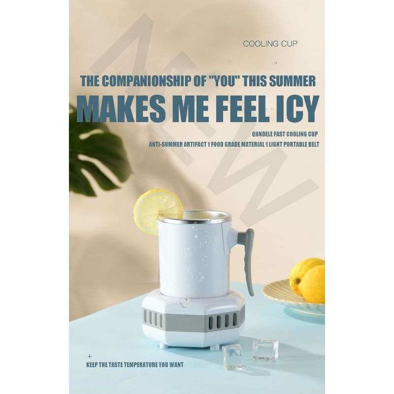 Přenosná elektrická lednice | Rychlé chlazení nápojů | Chladicí konvice pro letní párty a piknik!