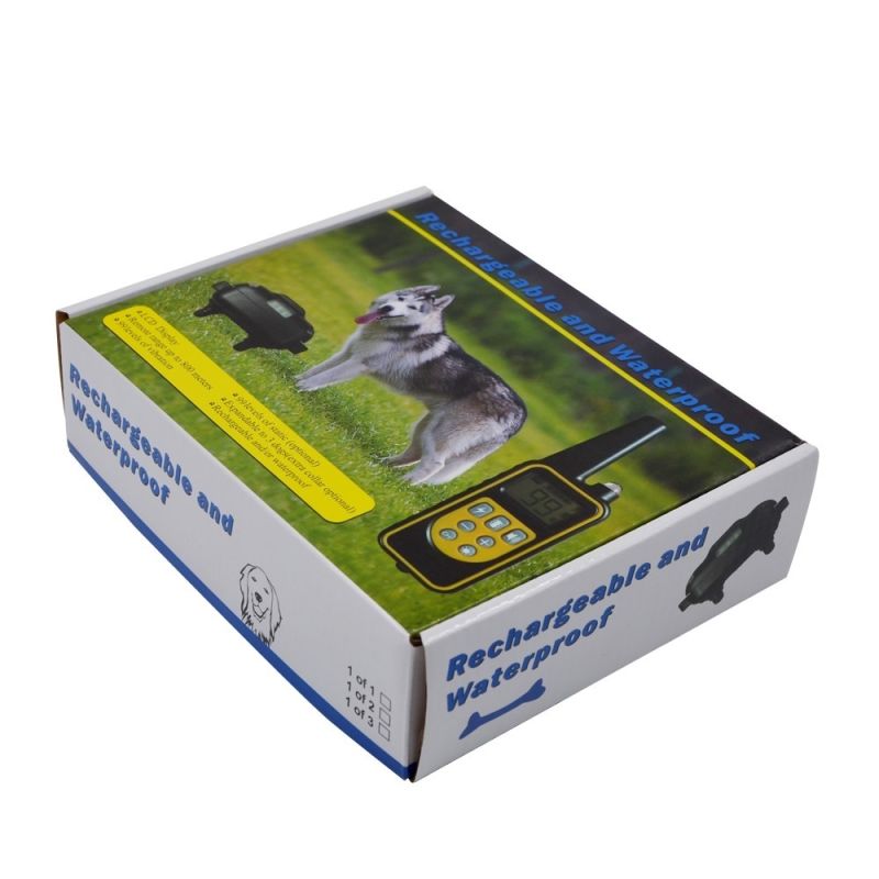 Efektivní Psí Výcvik: Elektrický Obojek 800m Vodotěsný pro Všechny Velikosti s LCD. Pípnutí, Šok, Vibrace!