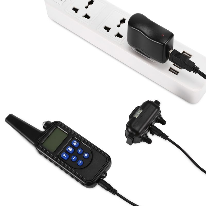 800m Vodotěsný Psí Obojek s LCD Dálkovým Ovládáním | Dobíjecí Tréninkový Obojek pro Všechny Velikosti