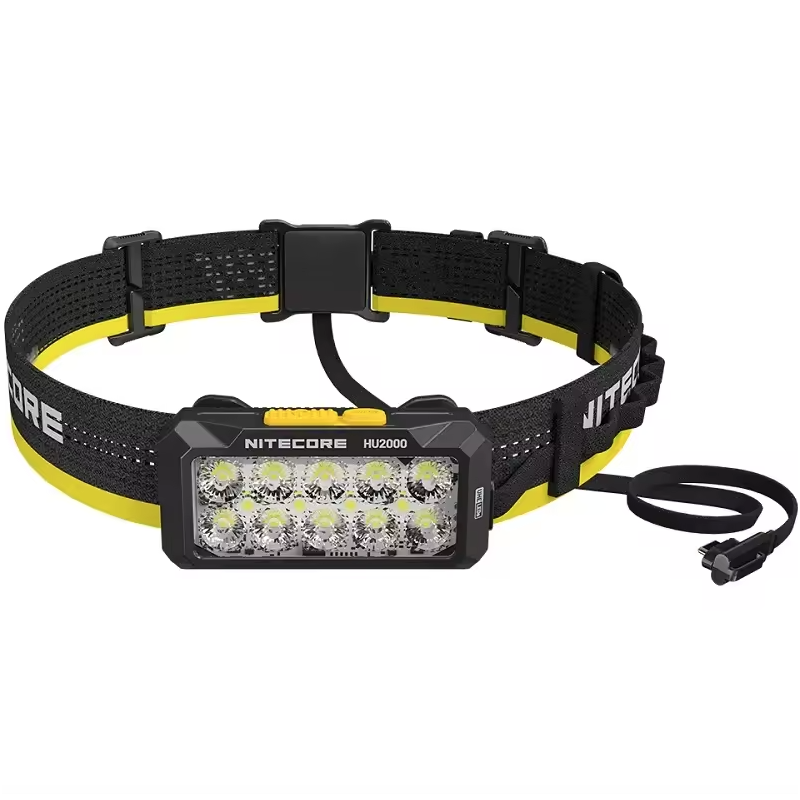 NITECORE HU2000 LED čelovka s USB-C dobíjením lehká odolná čelovka pro dobrodružství výkon 2000 lumenů