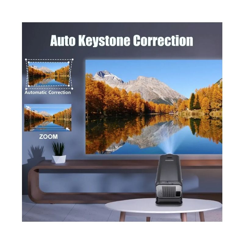 HY320 Android 11 4K Projektor - 390 ANSI Dual Wifi6 pro Domácí Zábavu i Venkovní Kino