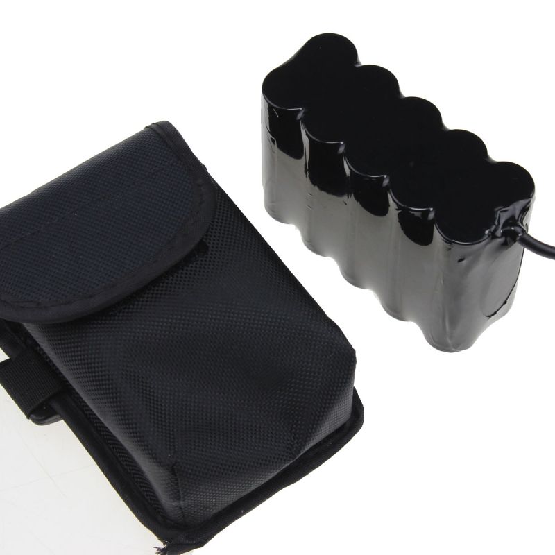 UltraFire 8.4V 22000mAh Vodotěsná Li-ion Baterie pro LED Kola s 5521 DC Rozhraním. Lehká, Nová!