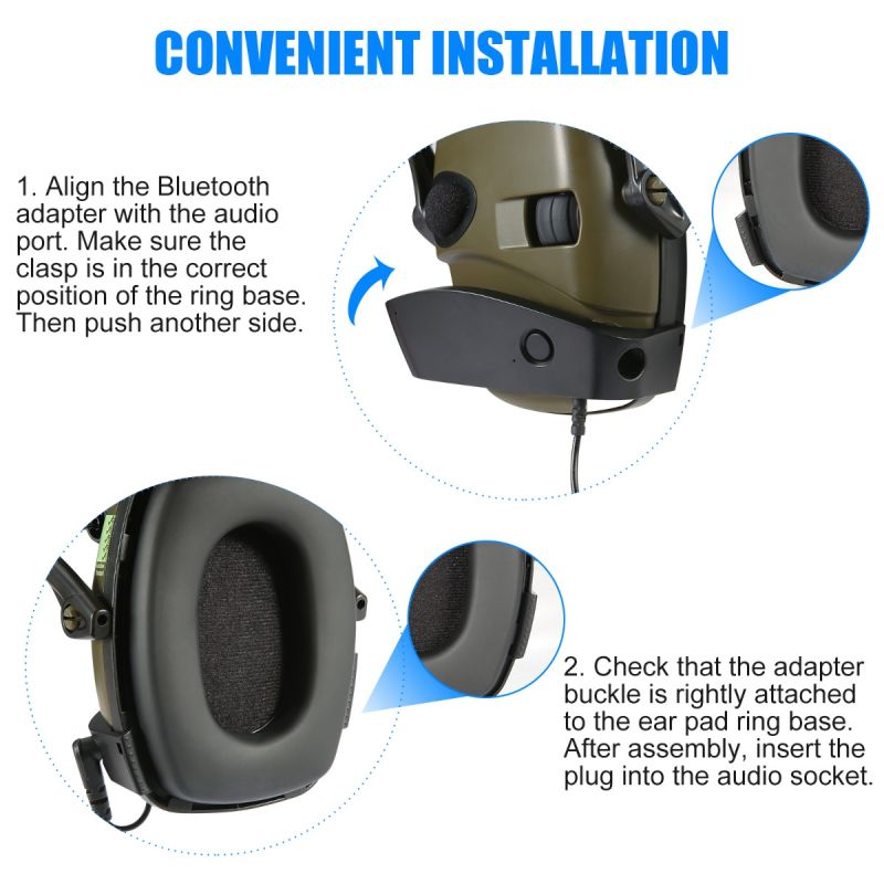 IMPACT SPORT Taktické Elektronické Ochrany Sluchu – Zesílení Zvuku pro Outdoorové Sporty a Střelnici!