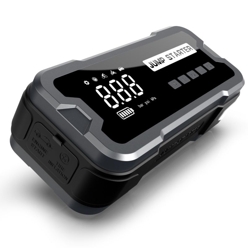 Kompaktní Jump Starter Power Bank Přenosná nabíječka a nouzový startér autobaterie 8000mAh špičkový proud 2000A