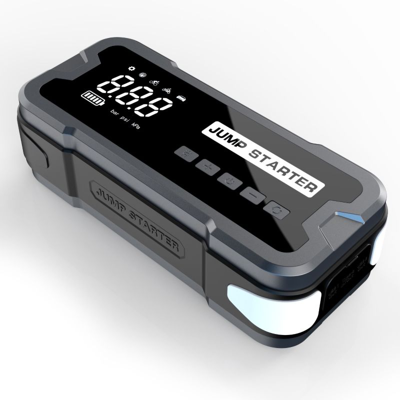 Jump Starter Power Bank 2000A 8000mAh | Přenosná nabíječka s pumpičkou 150PSI | Multifunkční startér do auta