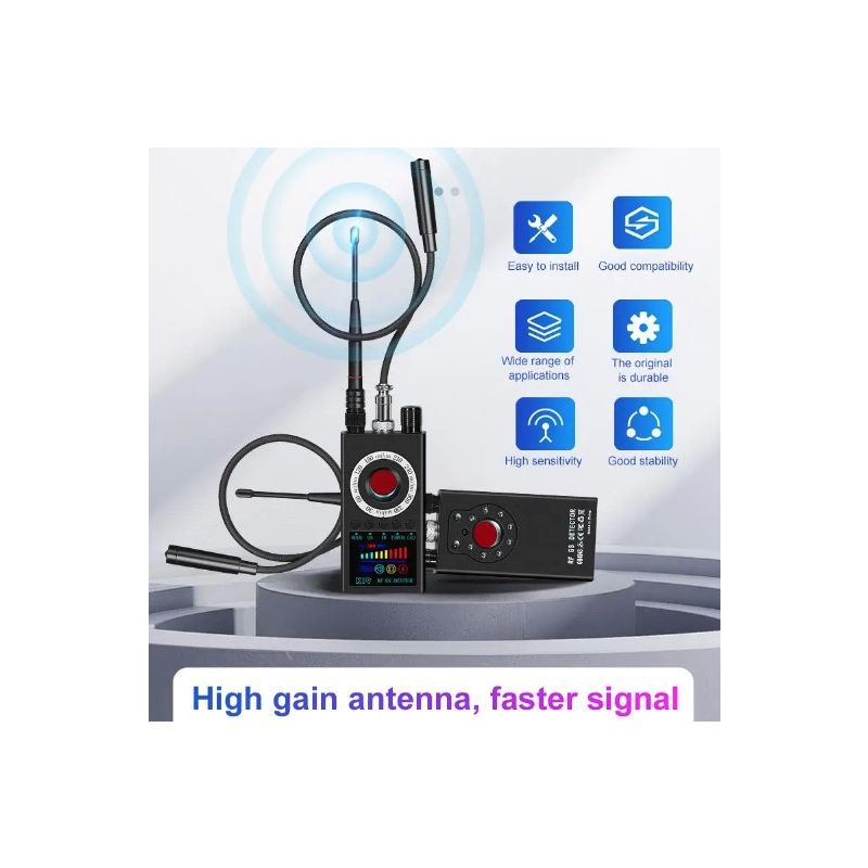 K19 Bezdrátový RF Detektor GPS Tracker Skener Kamera | Osobní Bezpečnost | Kompaktní | LCD | Nový