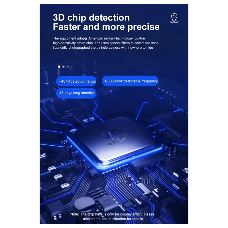 K19 Bezdrátový RF Detektor GPS Tracker Skener Kamera | Osobní Bezpečnost | Kompaktní | LCD | Nový